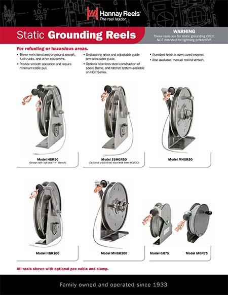 Static Grounding Reels
