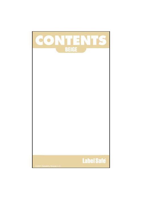 Contents Label 2" X 3.5" - Adhesive-0