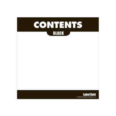 Contents Label 3.25" X 3.25" - Adhesive -0