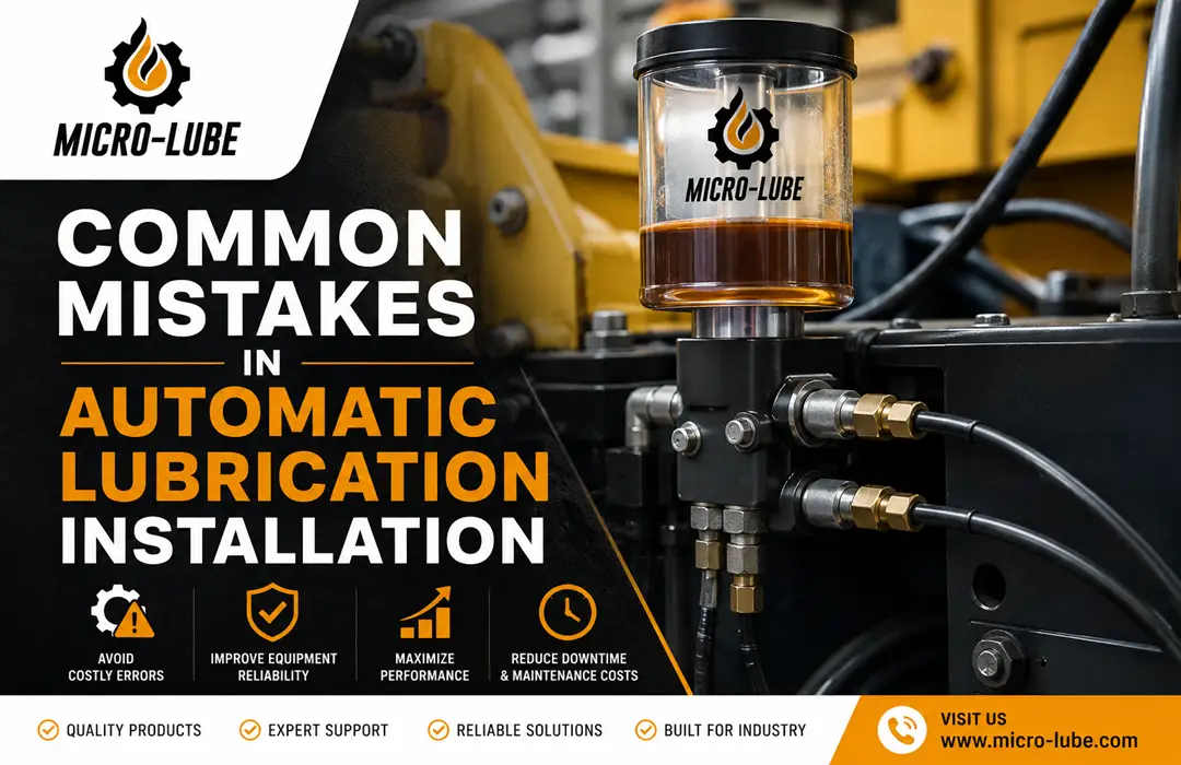 Common Mistakes in Automatic Lubrication Installation