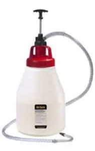 Oil Safe 10 Litre Drum, Utility Lid and Pump Assembly Red-0