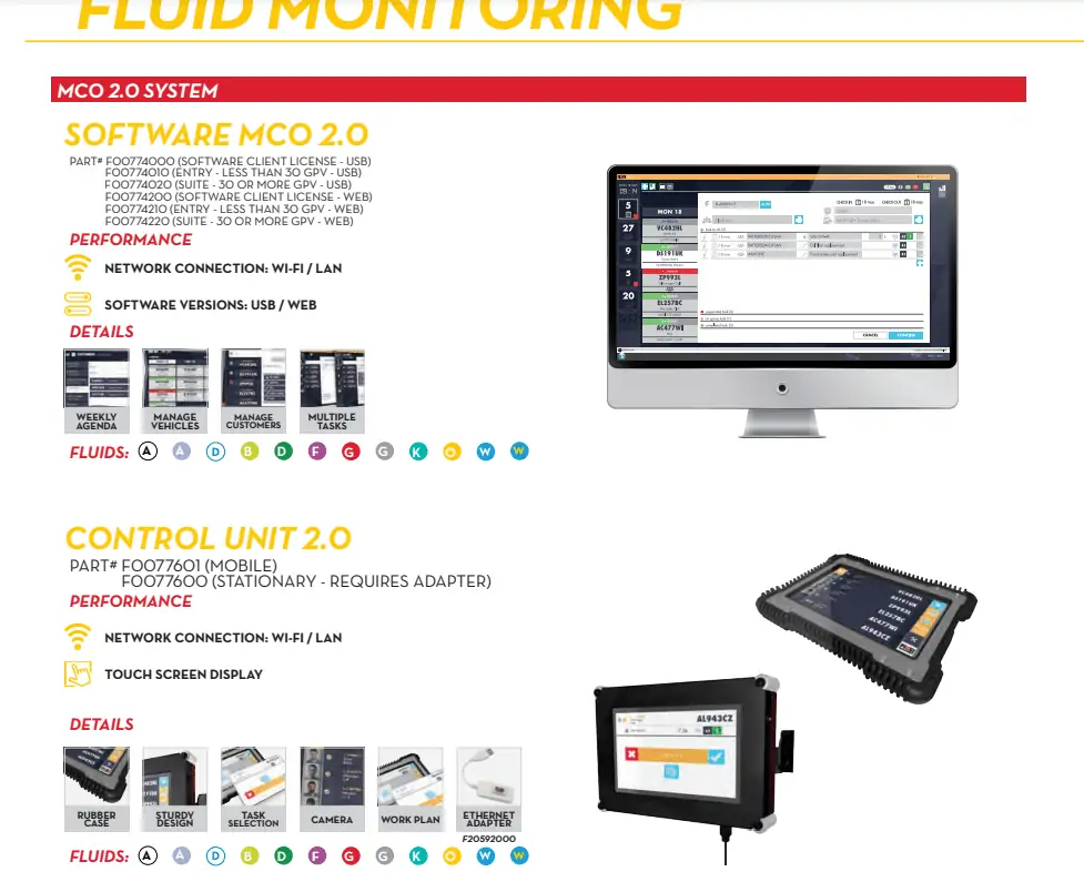 MCO 2.0 Software - Garage Management System